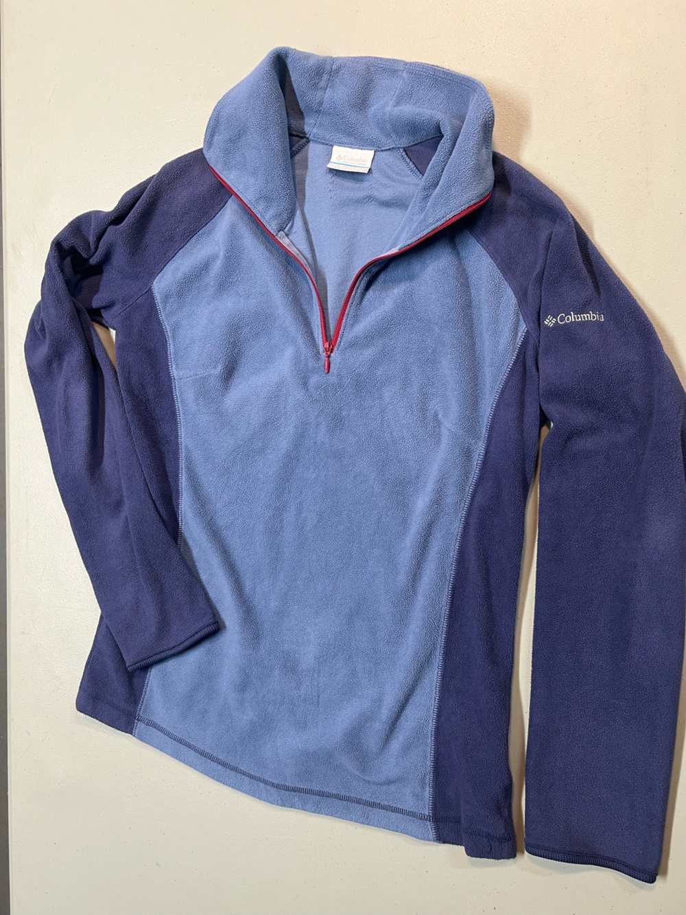 Columbia Women’s Small Blue Fleece Half Zip Pullover Jacket
